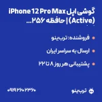 تصویر نمایشی گوشی اپل iPhone 12 Pro Max (Active) | حافظه 256 گیگابایت